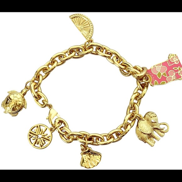 Lilly Pulitzer Jewelry - Lilly Pulitzer charm bracelet